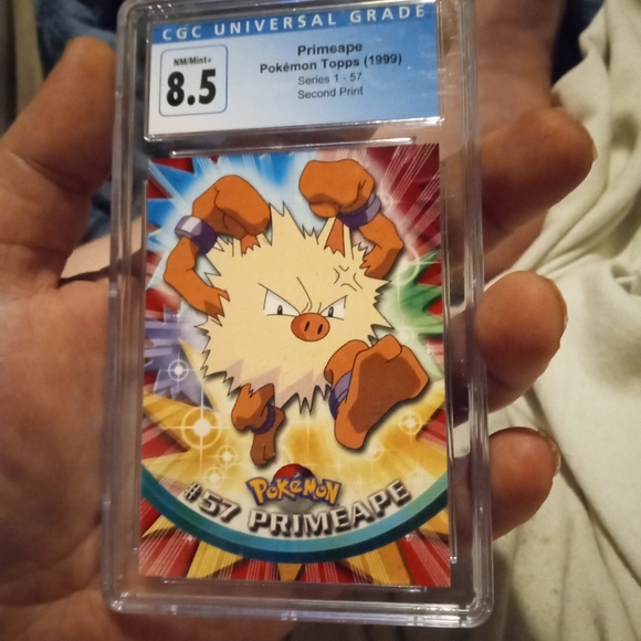 Vintage rare 1999 TOPPS POKEMON PRIMEAPE CGC SLAB - Picture 6 of 6